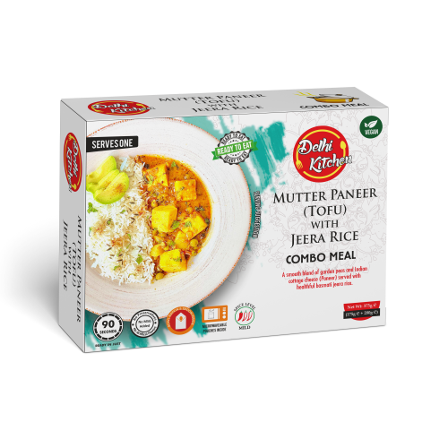 Mutter Paneer (Tofu) with Jeera Rice